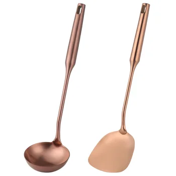 

Spatula Ladle Spoon Sets Thicken Metal Big Soup Ladle Reusable Spatula Utensils Cooking Kitchen Tools