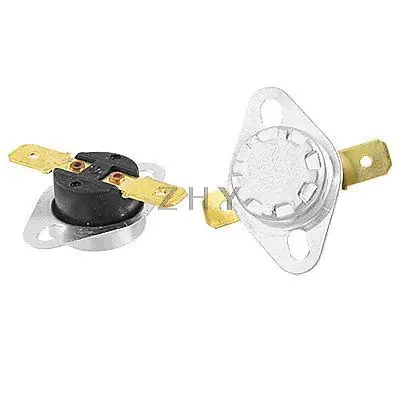 

2 x KSD301 250V 10A 95 Celsius Temperature Controlled Switch Thermostat N.C.