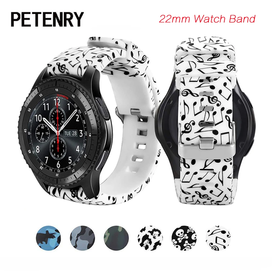 

For Amazfit Stratos Strap Watch Band Bracelet for Huami Amazfit Pace/GTR 47mm Accessories Camouflage Strap for Huawei Watch GT