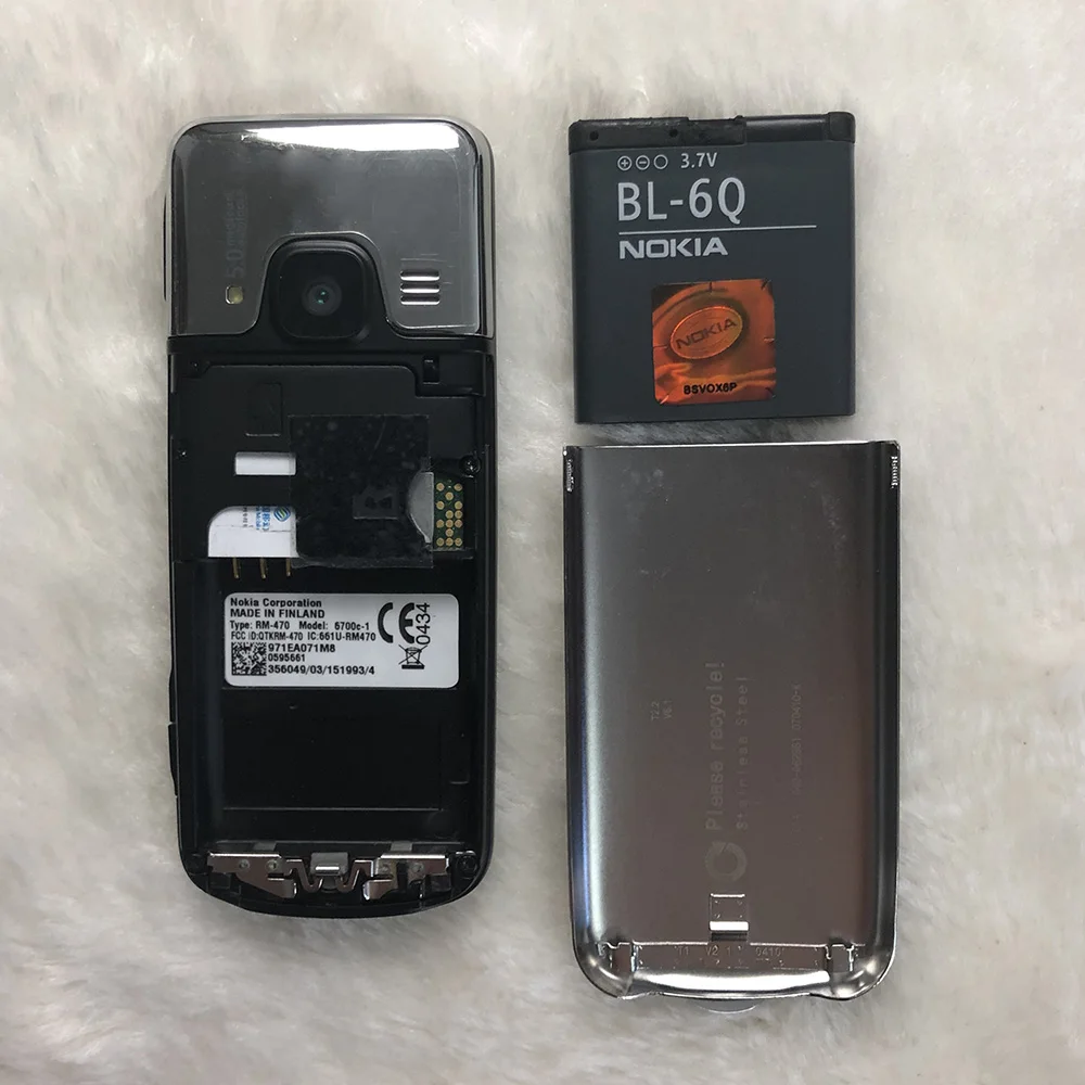 Оригинальный мобильный телефон Nokia 6700c классический разблокированный 2G 3G с