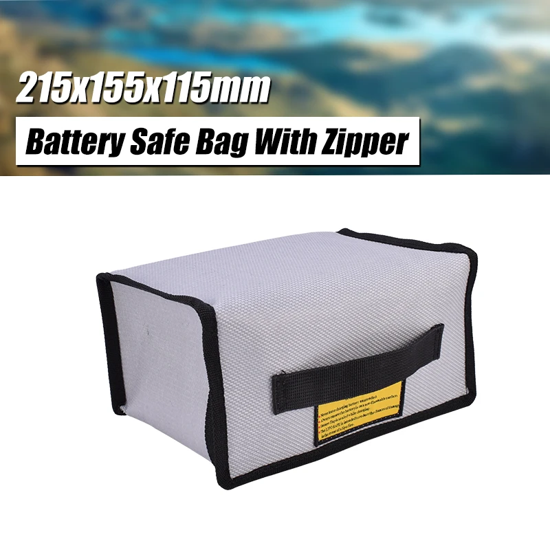 215x115x155mm RC Battery Safe Bag Handle Portable Guard Explosion-proof Charge Protecting With Zipper | Игрушки и хобби