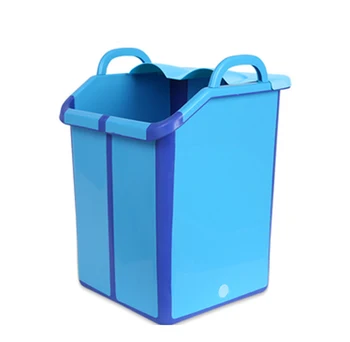 

Folding High Water To Soak The Foot Barrels Massage Foot Bath Bucket With Cover To Wash Footbath Massage Foot Tub Heightening De