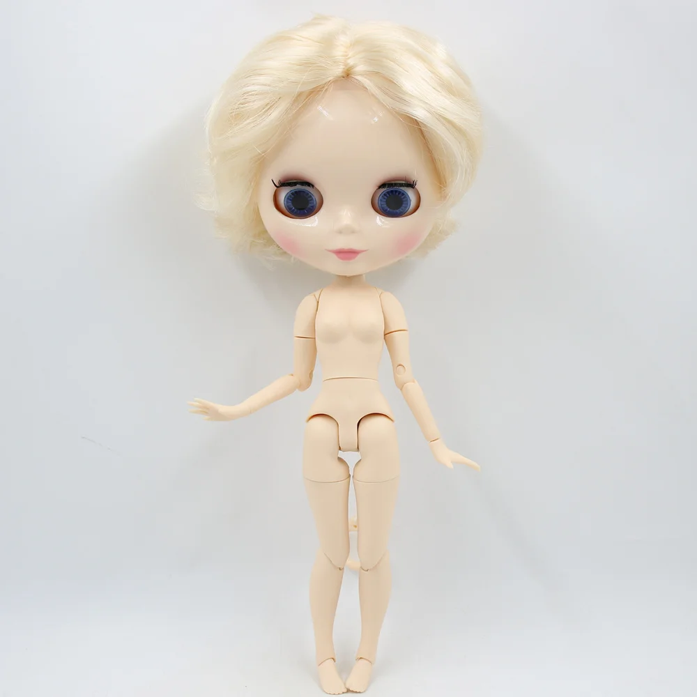 Ледяной обнаженный завод Blyth кукла серии No. BL3139 светлые волосы белая кожа 1/6 шарнир тела Neo BJD