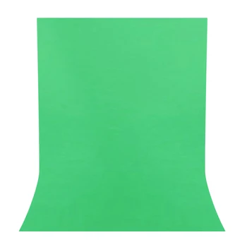 

1.5x2m Professional Solid Color Screen Photography Background Blending Cloth Studio Backdrop Props (Green, 5x7FT)