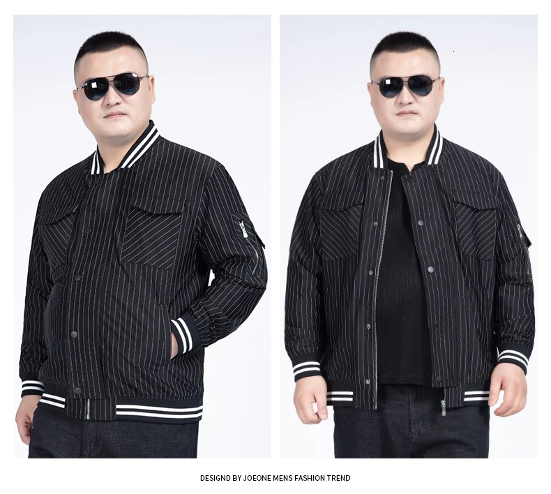 10XL 8XL 6XL пальто для мужчин весна осень мужские куртки полосатые модные пальто мужская бейсбольная куртка-бомбер мужская повседневная приталенная