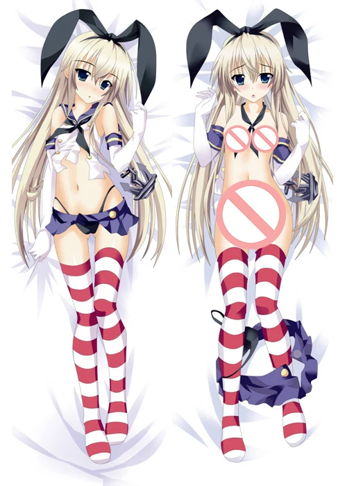 Аниме Kantai Коллекция Dakimakura Чехол kancolle Kirishima& Taihou персонажи Shimakaze& Zuikaku Чехол на подушку - Цвет: S15