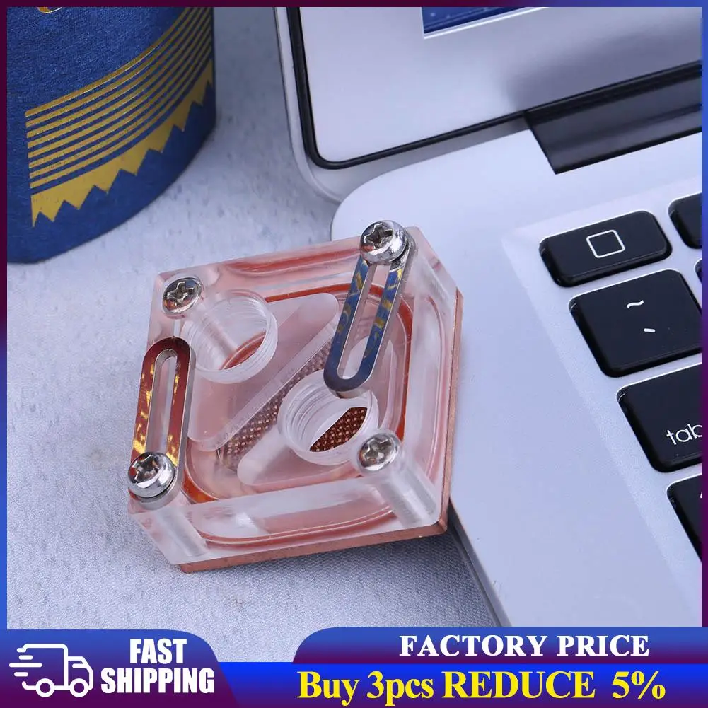 Generic Chipset Waterblock Computer Water Cooling Acrylic Transparent