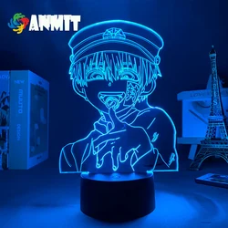 Hanako Kun – veilleuse LED avec télécommande 3D, 16 couleurs, luminaire décoratif d'intérieur, idéal pour un bureau ou une toilette, livraison directe 