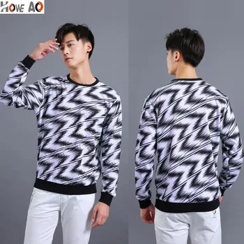

HOWE AO New Men Training Exercise Sweaters Sports Spring Autumn Long Sleeve Top Running Shirts Male Clothing