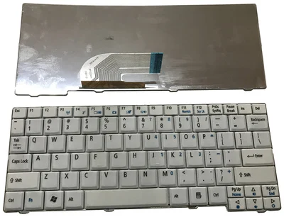 

Новая белая клавиатура для acer Aspire One ZG5 D150 D210 D250 A110 A150 A150L ZA8 ZG8 Emachines EM250 US