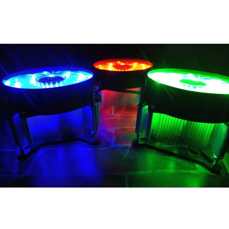 2019Newest CPU Radiator Fan Desktop Computer Cooling Fan Ultra-Quiet Full-Platform Lighting Mixed Color