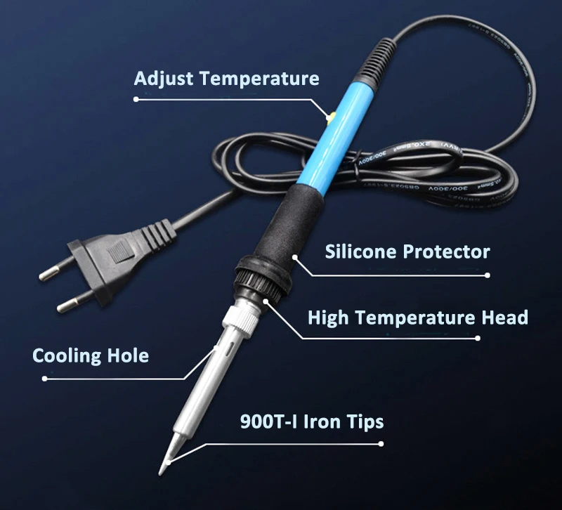 Мини термокарандаш с регулируемой температурой 60 Вт сварочные ремонтные