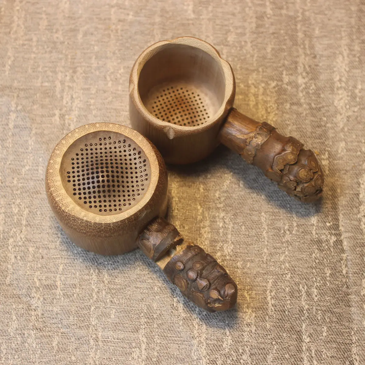 

Pleioblastus Root Tea Strainer Chinese Style Tea Table Decoration Tea Strainer Tea Set Accessories Bamboo Crafts