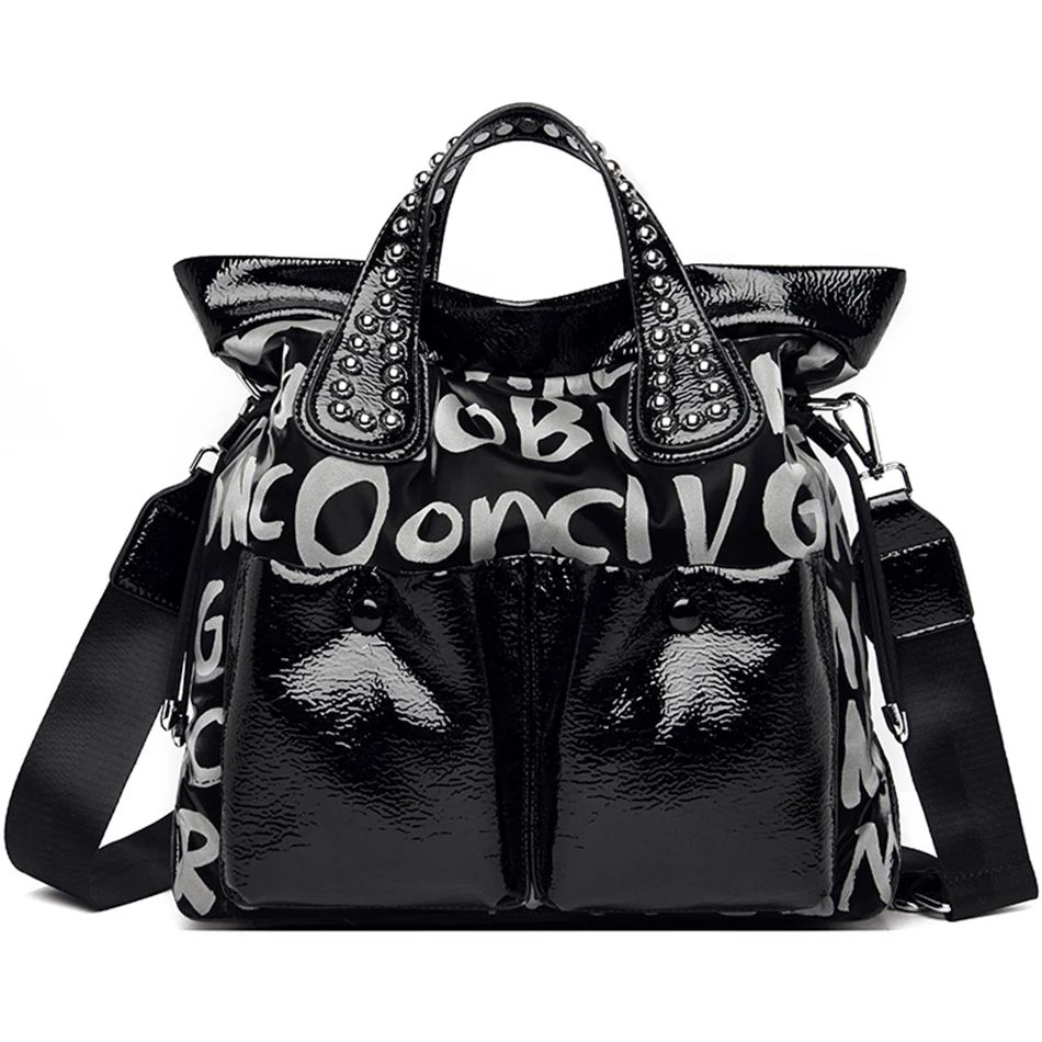 Borsa tote in pelle e borsa a tracolla elegante da donna borsetta_voghion.com
