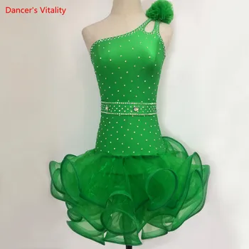 

Professional Custom Latin Dance Competition Performance Clothes Latin Dance Competition Clothes For Children