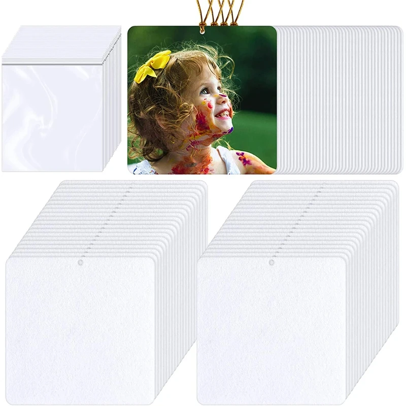 100 Pieces Sublimation Air Freshener Blanks DIY Air Freshener