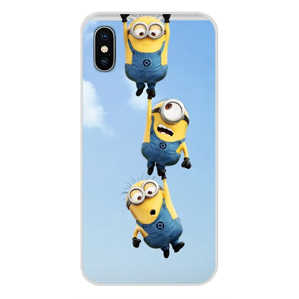 Для huawei G7 G8 P7 P8 P9 P10 P20 P30 Lite Mini Pro P Smart плюс прозрачная задняя крышка из ТПУ чехла Gru футболка с миньонами для детей; D меня - Цвет: images 10