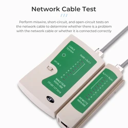 Testador de cabo de rede rj45 rj11, testador de cabo de rede 468, localizador de linha de dupla utilização