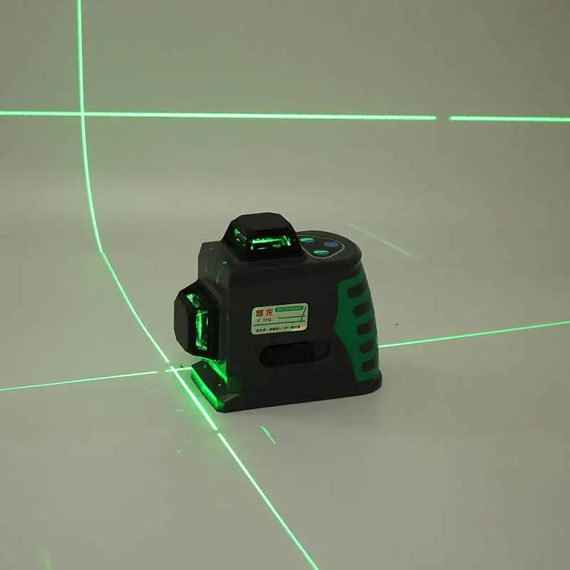 12 синих линий зеленая линия лазерный уровень+ штатив 3D самонивелирующийся 360 горизонтальный и вертикальный крест Открытый Мощный лазерный луч линии
