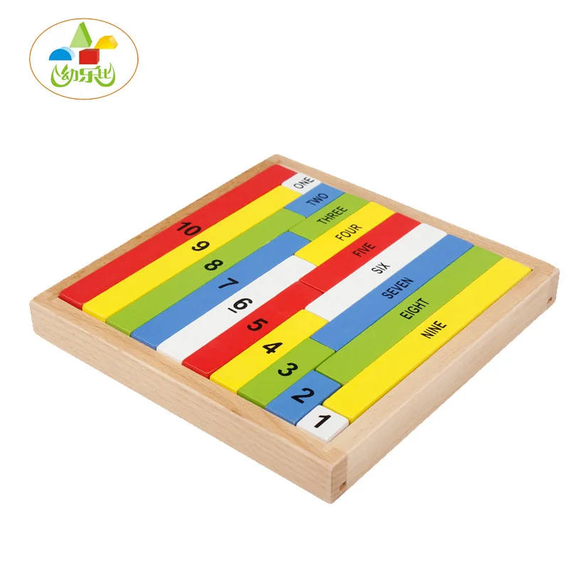 

Youlebi Montessori with Numbers Make-up Children Wooden Educational Teaching Aids Logical Thinking Training Wooden Toys