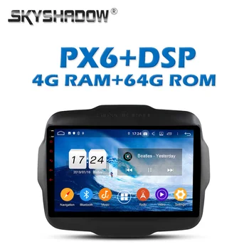 

PX6 DSP Android 9.0 4GB + 64GB IPS Car DVD Player GPS Map A RDS Radio Wifi Bluetooth 5.0 For Jeep Renegade 2015 2016 2017 2018
