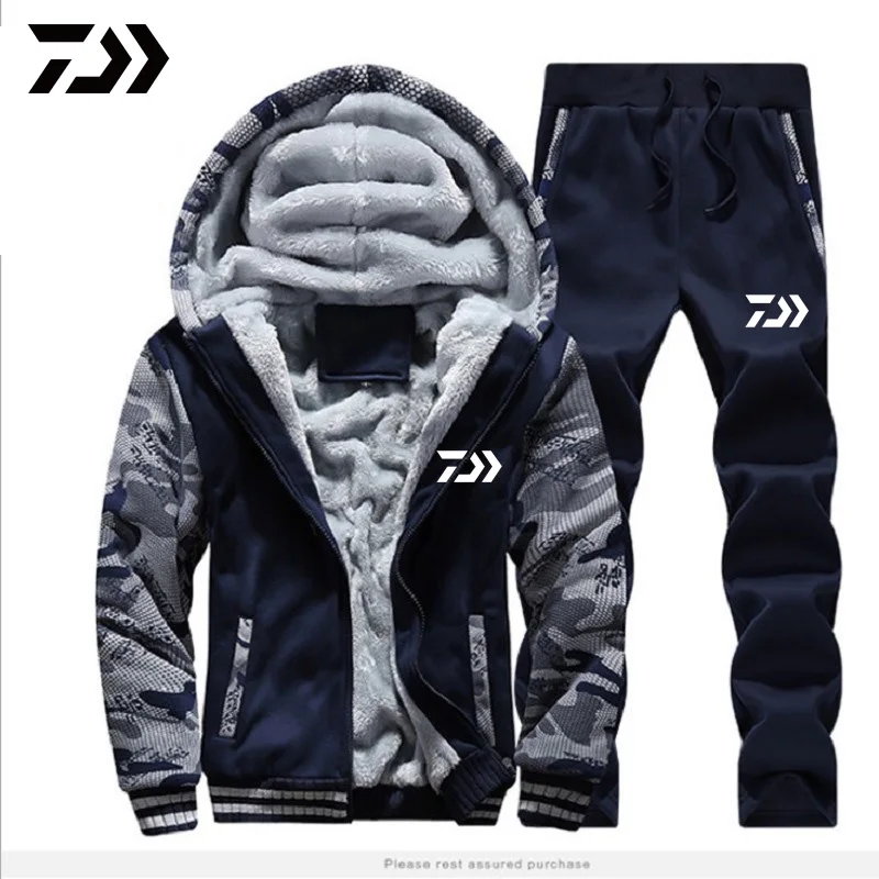 DAIWA Fishing Clothing Set Dallas Mall Autumn Camouflag OFFicial shop Outdoor Winter Sport