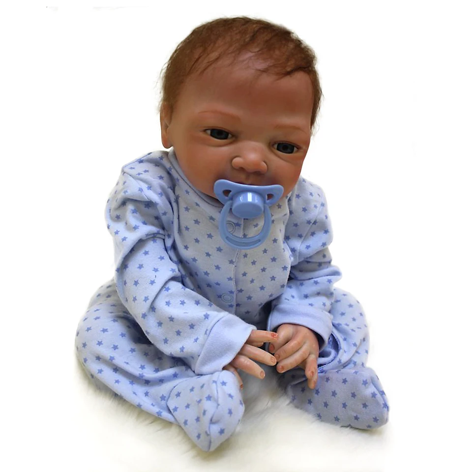 Muñeca Reborn Zero Pam 50 Cm – Bebé De Silicona Cuerpo Completo, Peluca Pintada A Mano, Realista