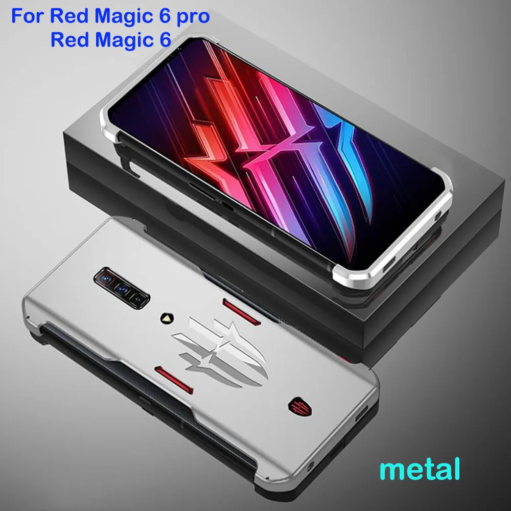 

Алюминиевый металлический бампер для Nubia Red Magic 6, металлический чехол, рамка в форме колонки для Red Magic 6 pro