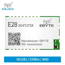 

LoRa wireless module 2.4GHz 27dBm 500mW 7km UART LoRa module SX1281 Wireless Transceiver Transmitter Receiver E28-2G4T27SX