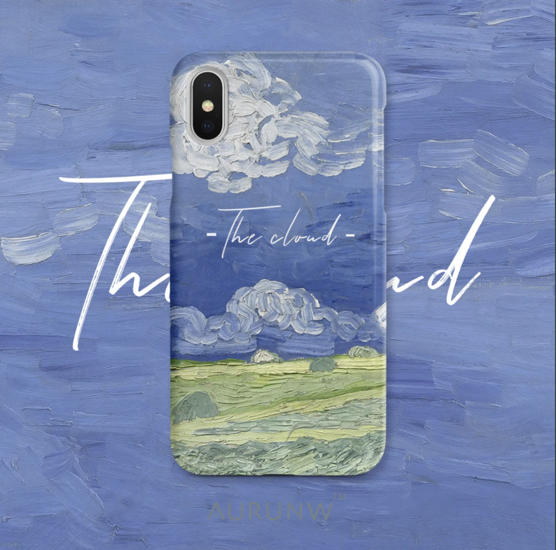 Aurunw Iphone 12van Gogh Field Oil Painting Apple Iphone Case Art Mobile Phone Case For Iphone Xs Max I11pro Se 7 8 Soft Shell Phone Case Covers Aliexpress