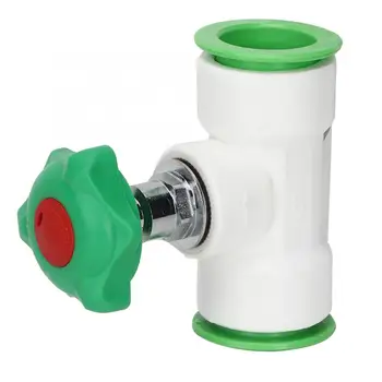 

32mm PPR Plastic Quick Connect Valve Water Stop Valve Bathroom Kitchen Water Pipe Fitting 95-120 Celsius Degree