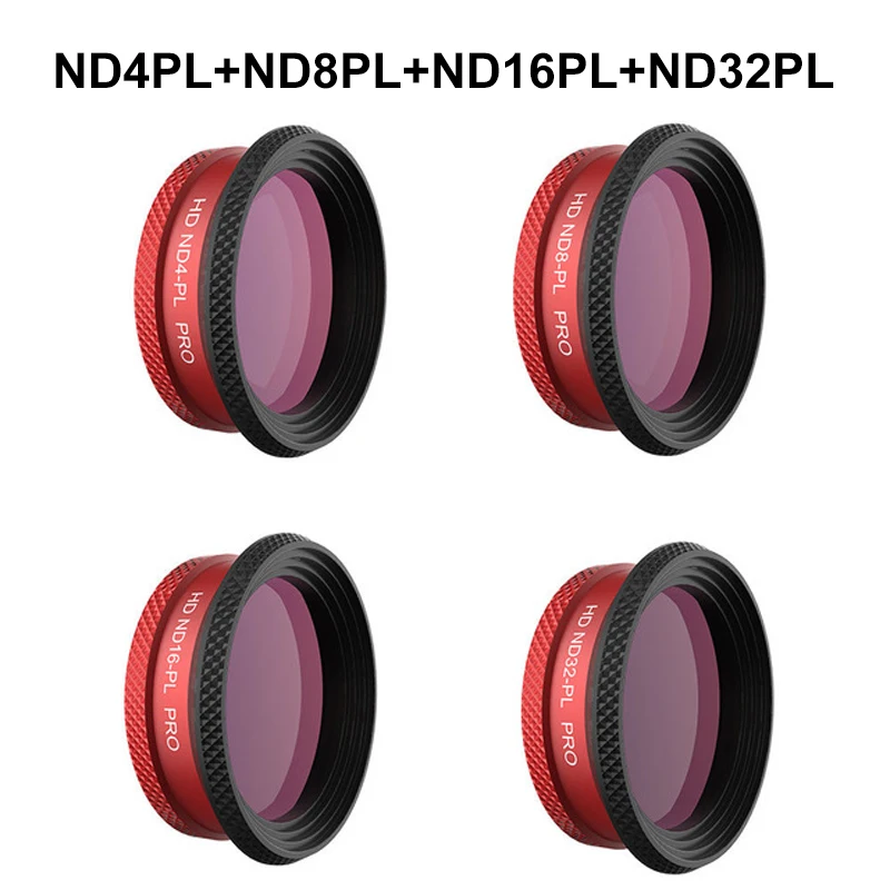 ND 4 8 16 32 PL PGYTECH DJI MAVIC воздушный Профессиональный фильтр UV CPL ND4 ND8 ND16 ND32 NDPL набор фильтров для DJI MAVIC AIR Drone аксессуары - Цвет: ND 4 8 16 32 PL
