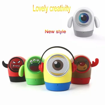 

JY-WT Cute cartoon wireless bluetooth speaker portable outdoors bluetooth mini speaker Lovely support TF card Minions speaker
