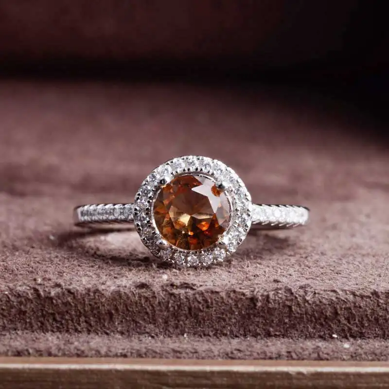 CSJ, классическое кольцо из зултанита, Стерлинговое Серебро 925 пробы, Круглый, 6 мм, сотворено из сультанита, хорошее ювелирное изделие для женщин, леди, подарок на свадьбу