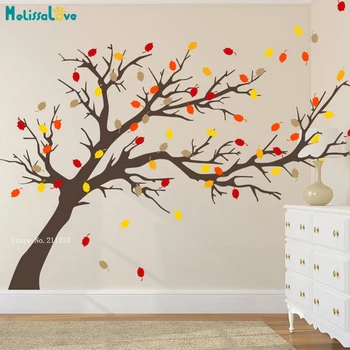 

Fall Tree Wall Decal Custom colors Available Upon Request Home Deciration New Design Art Sticker Removable YT5380