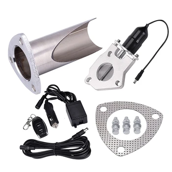 

ESPEEDER 2.25 Inch Electric Stainless Exhaust Cutout Be Cut Pipe Exhaust Cut Out With Remote Control