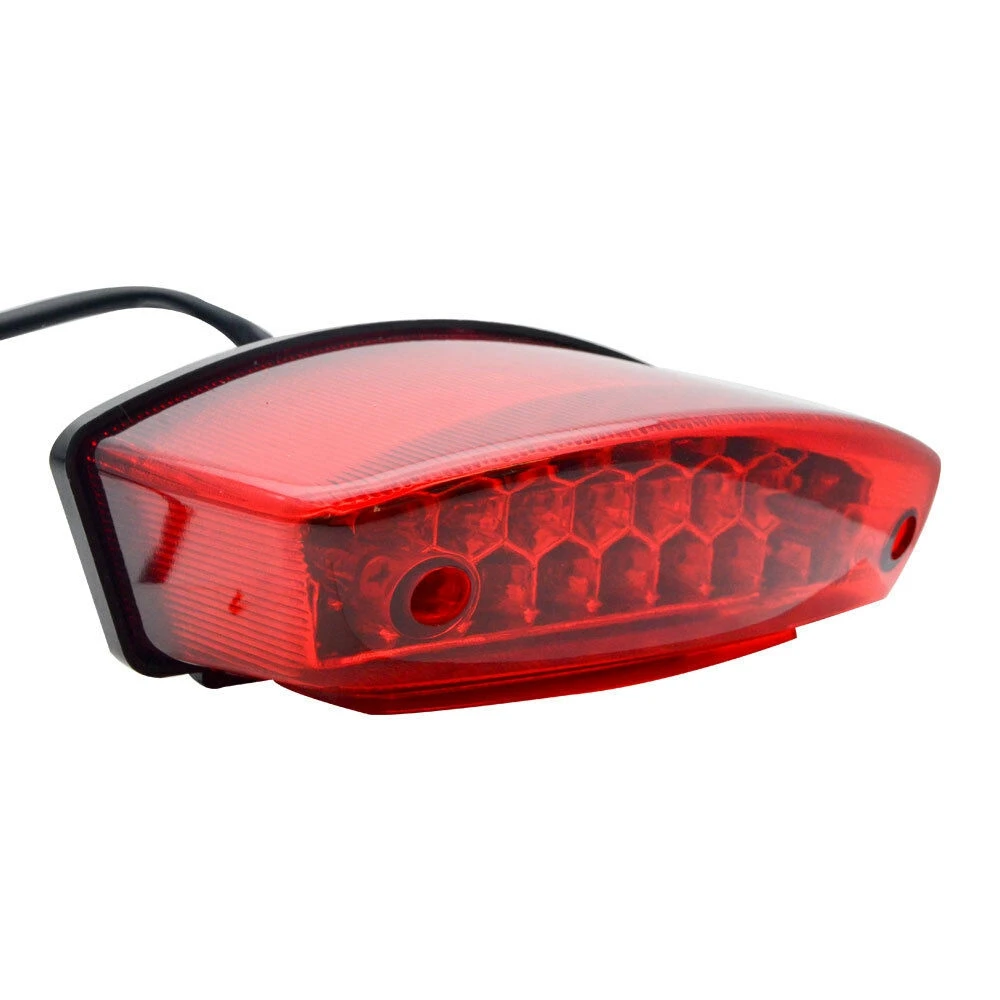 Mayitr 1 шт. мотоцикл 21LED красный задний тормоз Стоп лампа белый номерной знак светильник мото байк DIY аксессуары