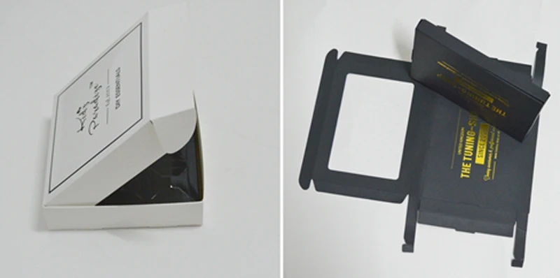 Gold Paper Gift Boxes with PVC Window, 5pcs/10pcs Multi-Size Cardboard Favor Packaging ... - SKU PGBW0939 - UGI Packaging