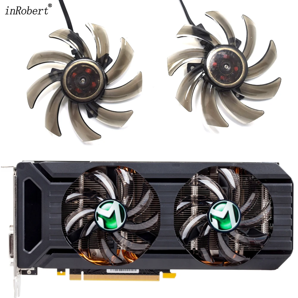 2 Pezzi Nuovo 85Mm Fan Fdc10H12S9-C Ventola Di Raffreddamento Sostituire Per Geforce Gtx 1070 Ti 1070 1060 1080 Gtx1060 Doppia Scheda Video