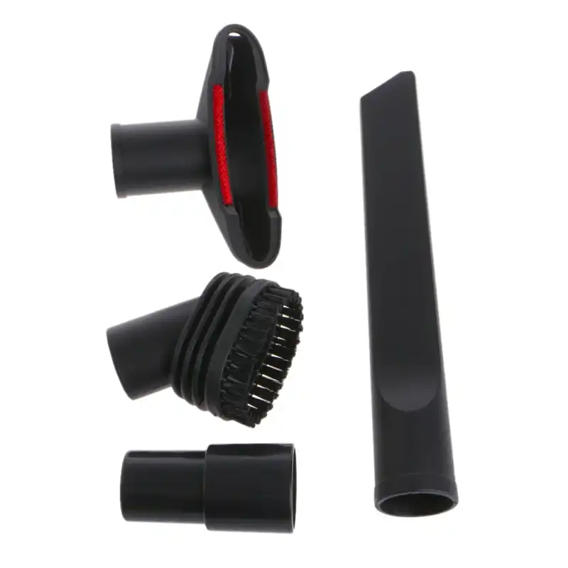 Kit de Herramientas de Escalera para Polvo en el hogar Piezas de aspiradora de 32 mm BUIDI 4 en 1 Boquilla de Cepillo para aspiradora Negro