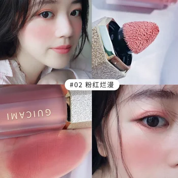 

GUICAMI starry blusher tint cream long lasting waterproof natural nude makeup brighten pink liquid face blush cream AC181