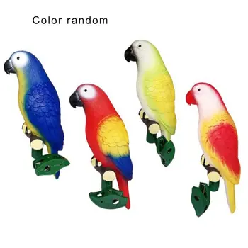 

4PCS LED Solar Power Light Cute Parrot Shape Lamp Landscape Ornament for Yards Garden Outdoor waterproof parrot bird light