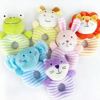 

Baby Soft Rattle Infant Toys Handbell Cute Elephant Cartoon Animal Boy Girl Bell Hand Child Baby Plush Toys Gifts