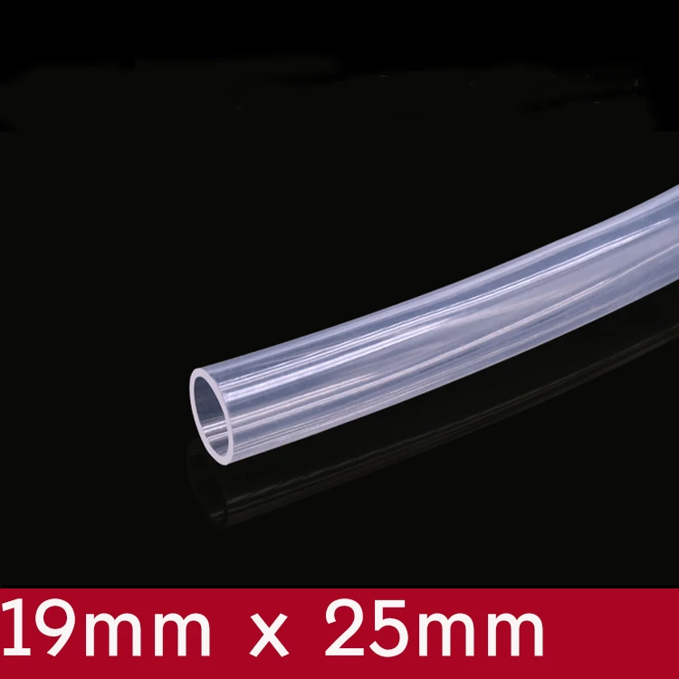 Transparent Flexible Silicone Tube Id 19mm X 25mm Od Food Grade Nontoxic Drink Water Rubber