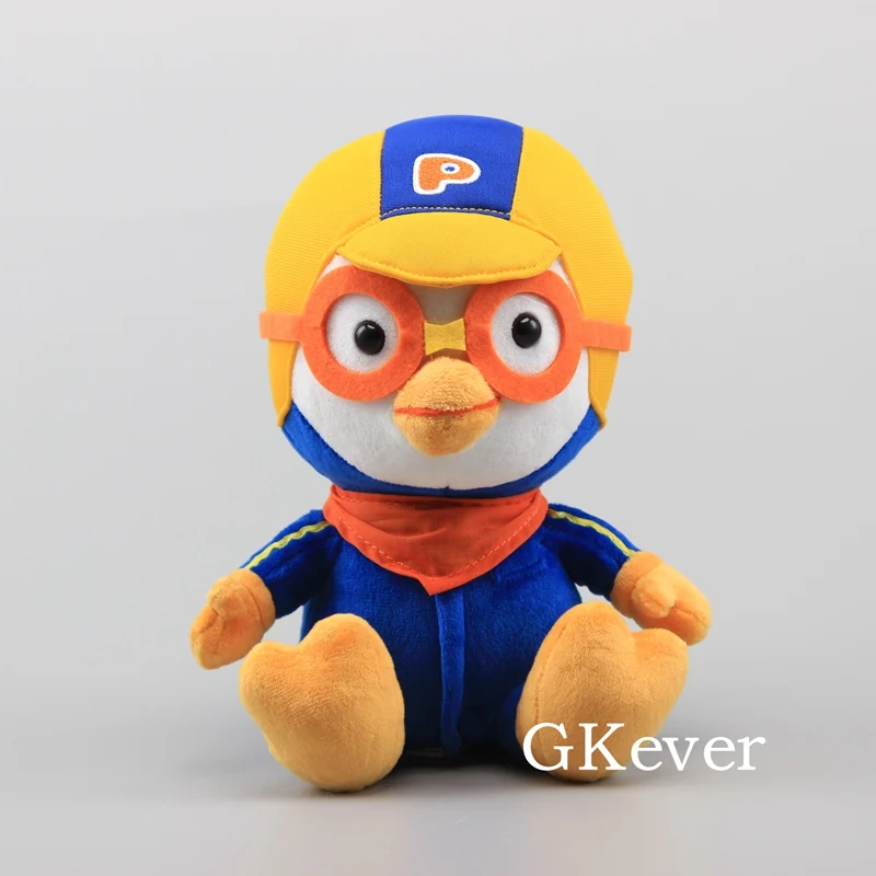 23 см Kawaii Корея Pororo Пингвин плюшевые игрушки кукла Peluche мультфильм аниме мягкая игрушка-Пингвин аниме игрушка для женщин дети подарок на день рождения