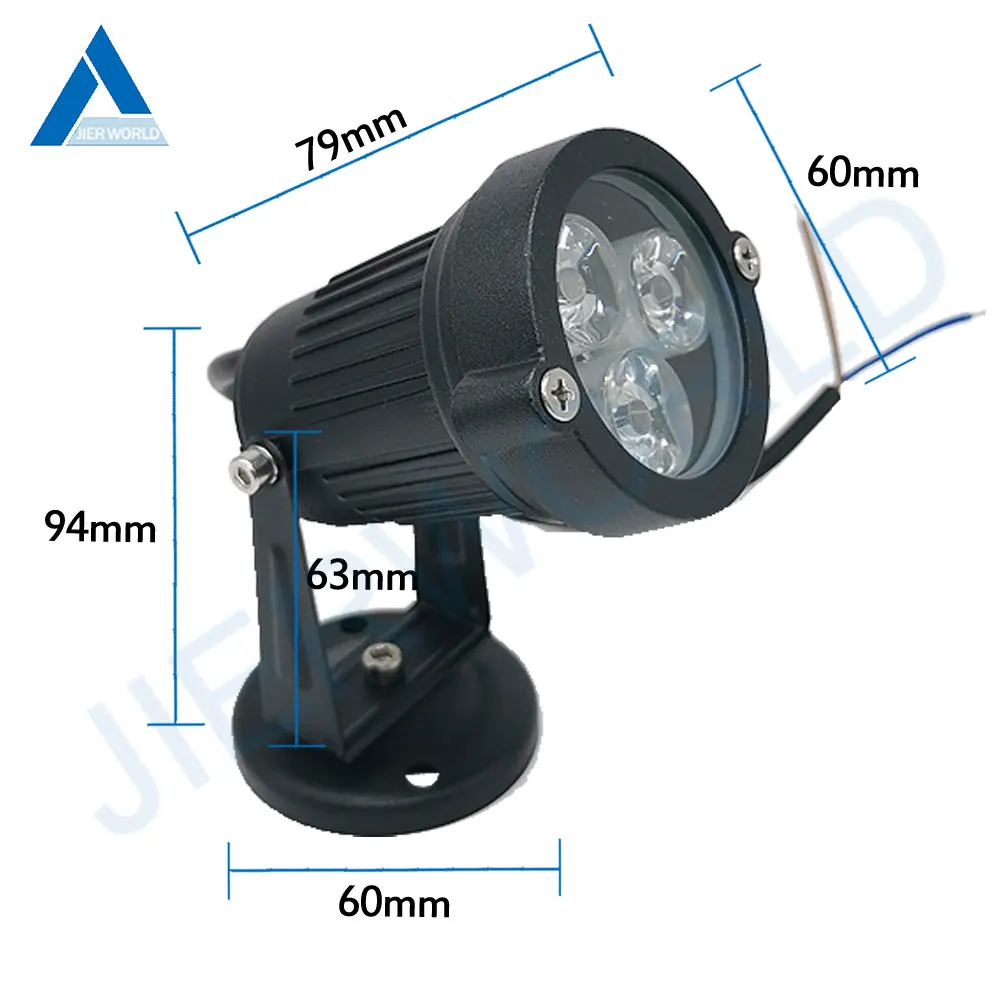 COB 3 Вт 5 3x3вт DC12V Светодиодный светильник для газона светодиодный садовый s 110 В