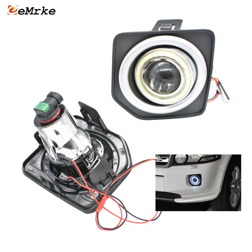 For Land Rover Freelander 2 2010-2014 LED Angel Eyes DRL Turn Signal Light H11 Halogen / Xenon E13 Fog Lights Projector Lens | Автомобили