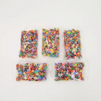 

1000pcs/Set Assorted Slime Slices DIY Crafts Decorations Fruit Slices Slime Making Supplies for Soft Clay