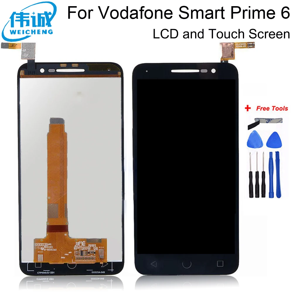 WEICHENG для Vodafone Smart Prime 6 VF895 VF 895N V895 VF895N 895 ЖК-дисплей + дигитайзер с сенсорным экраном