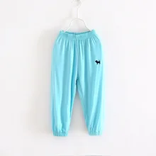 Летняя детская одежда; Детские хлопковые противомоскитные штаны для мальчиков и девочек; детский фонарь